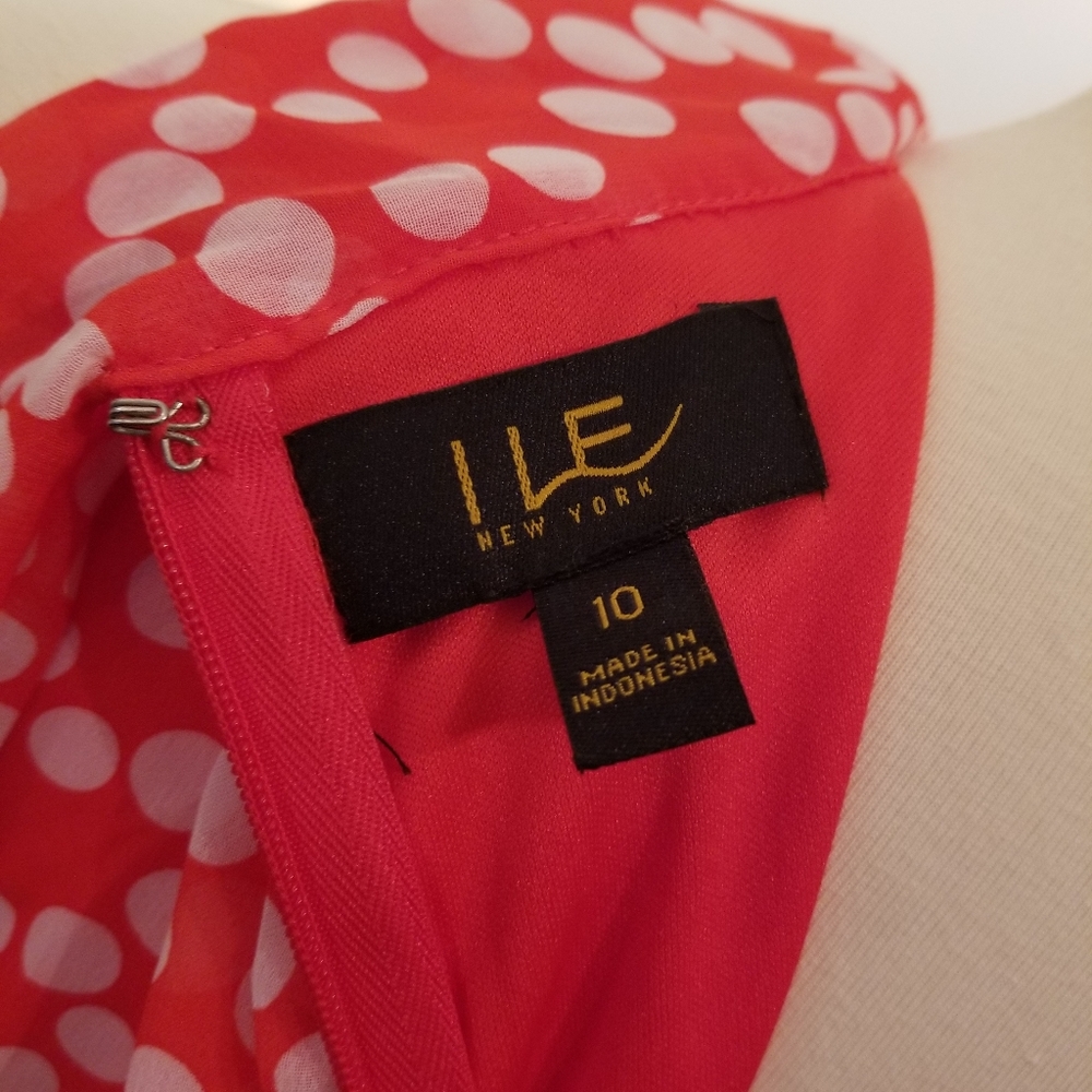 I LE Red polkadot dress - Picture 6 of 8